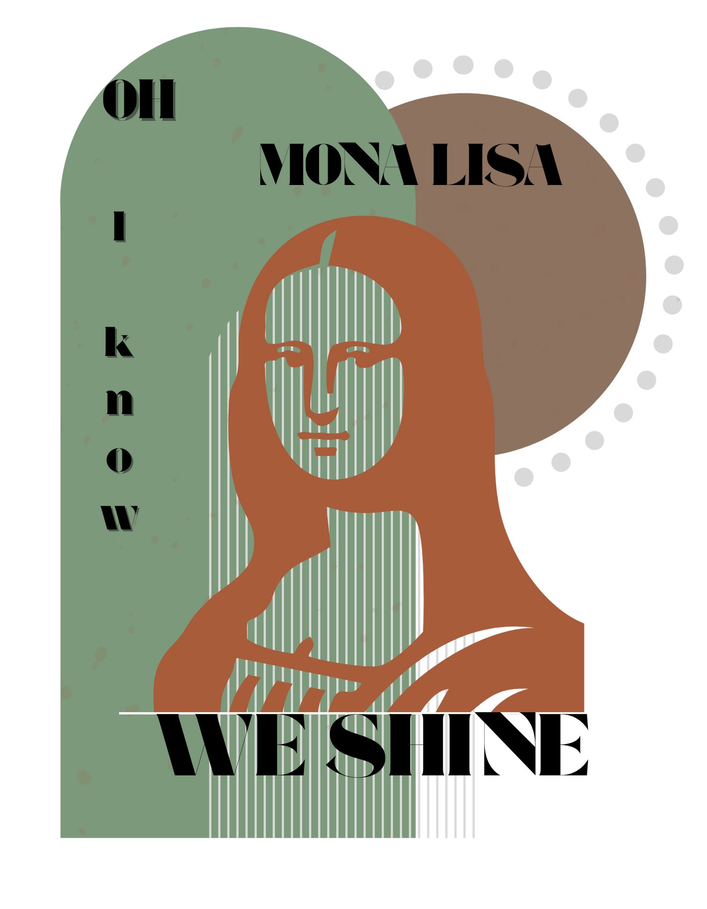 Mona Lisa Aesthetic Design - T-Shirts & More