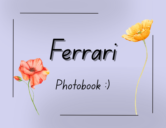 Photobook Cover Design - Editable Name Template