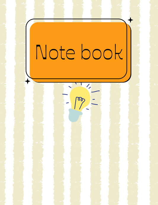 Notebook Design PDF - Digital Template