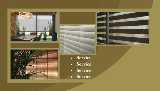 Blinds Business Card - Editable Front & Back Template