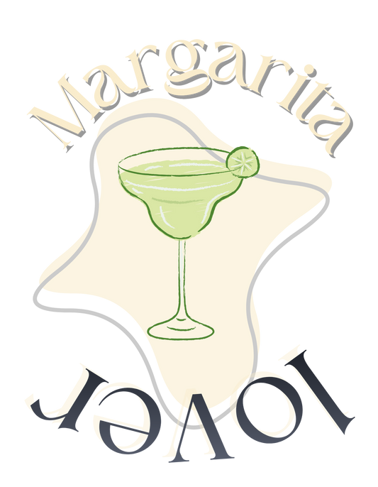 Margarita Lover T-Shirt Design - PNG & PDF Bundle