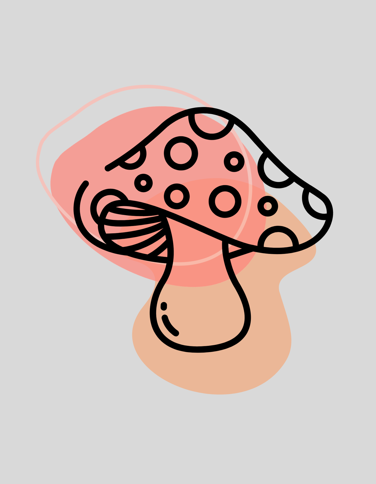 Mushroom T-Shirt & More Design - Digital Graphic