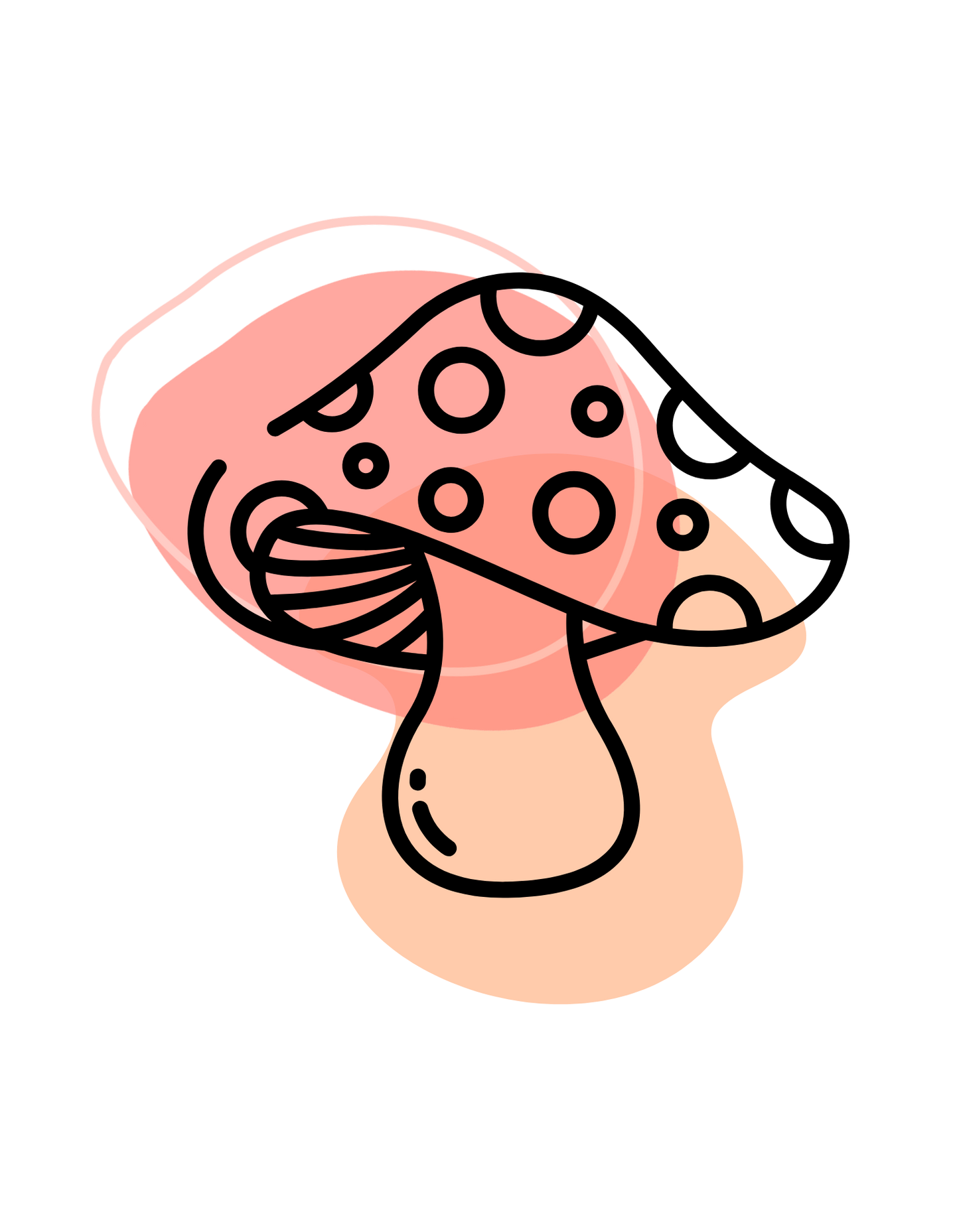 Mushroom T-Shirt & More Design - Digital Graphic