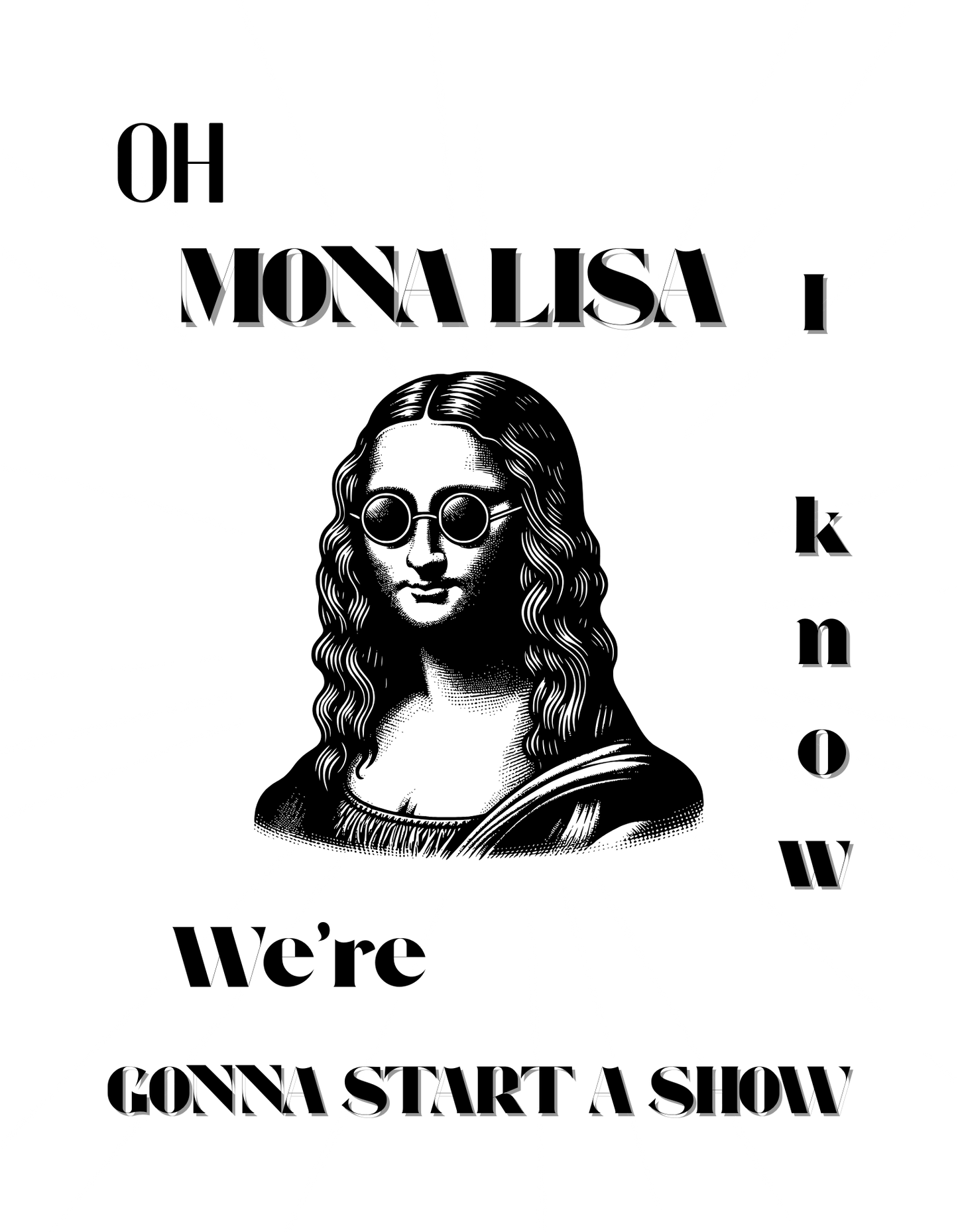 Mona Lisa Design - T-Shirts & More