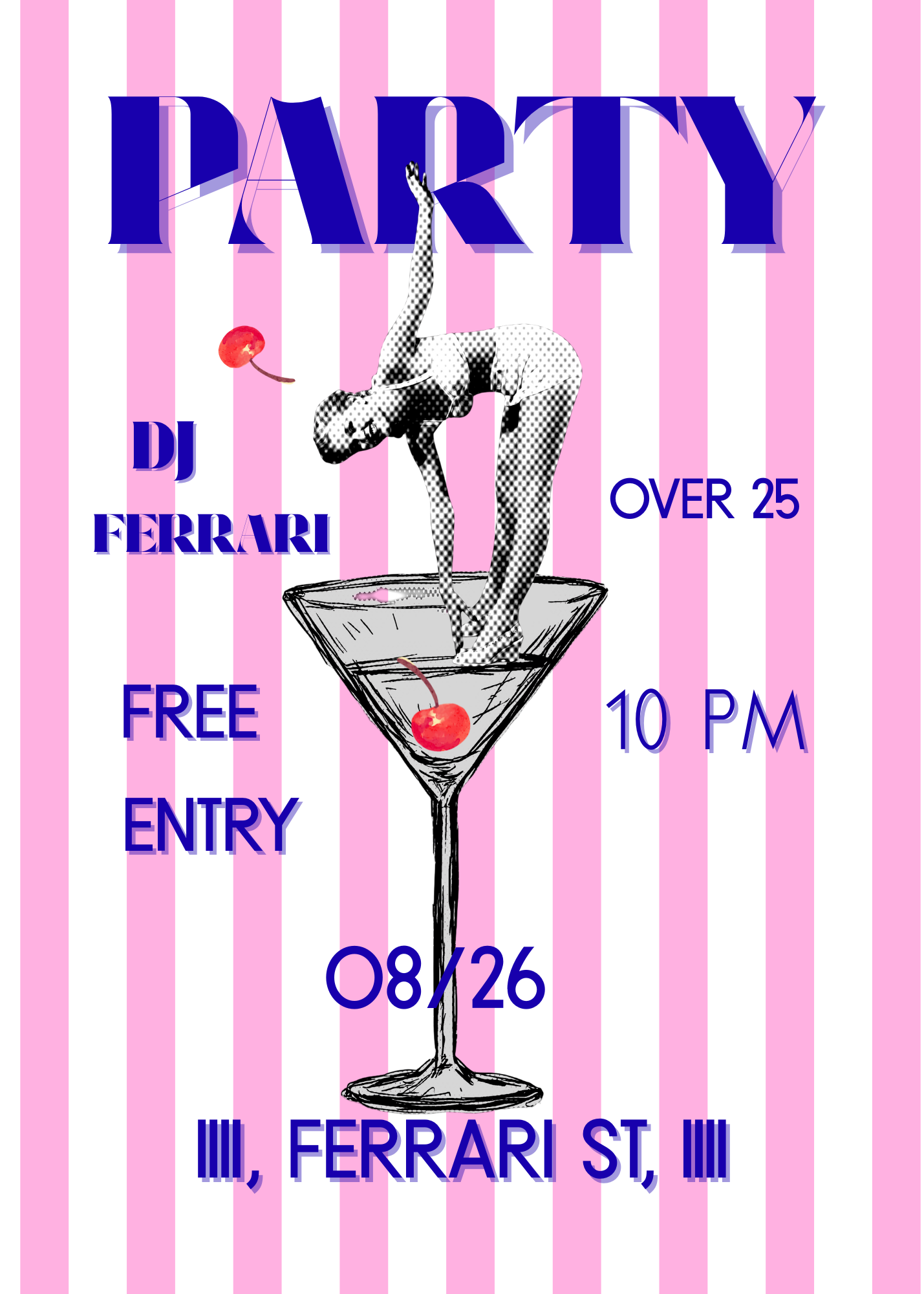 Party Editable Design - Disco, Pub & Event Template