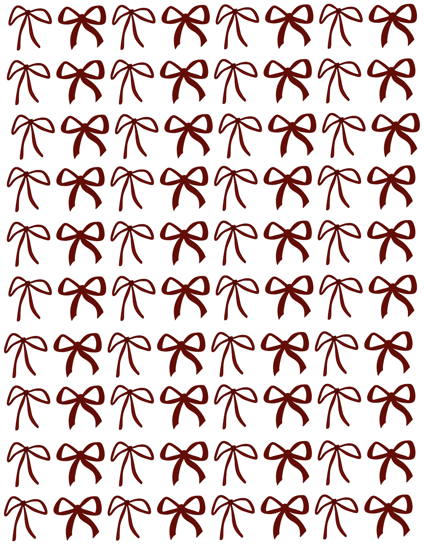 Ribbon Bow T-Shirt Design - PNG & PDF Template