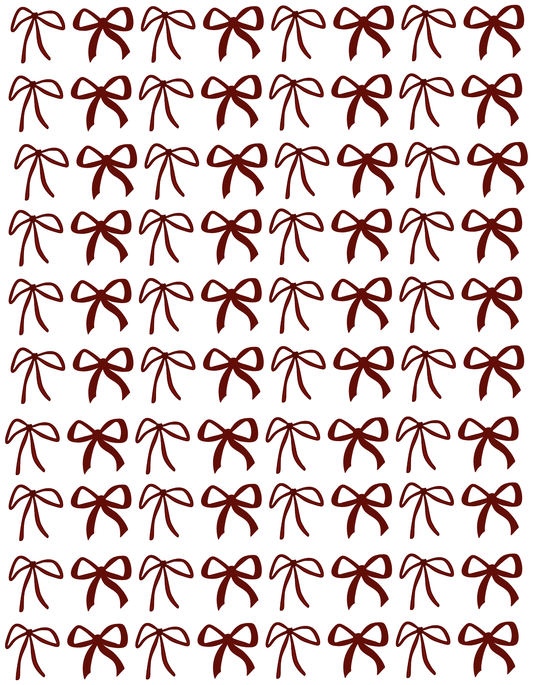 Ribbon Bow T-Shirt Design - PNG & PDF Template